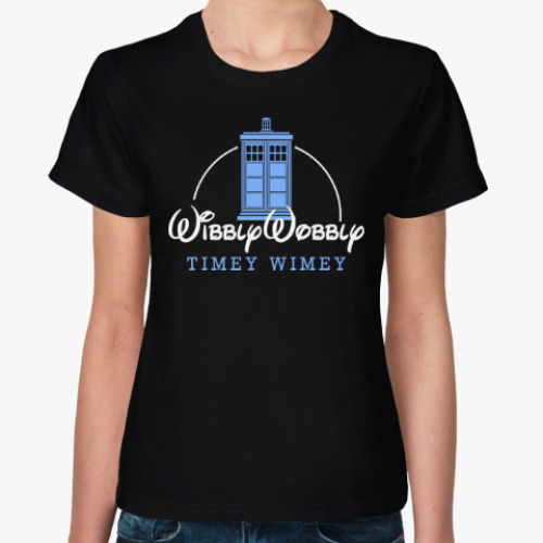 Женская футболка Wibbly Wobbly Timey Wimey