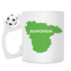 Кружка с футбольным мячиком