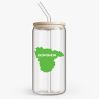 Банка с бамбуковой крышкой