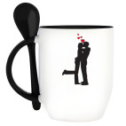 Кружка с ложкой