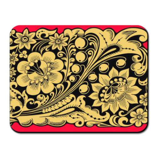 Коврик для мыши с принтом Русская душа