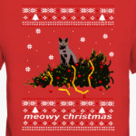 Новогодний свитер с котом