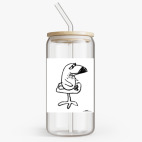 Банка с бамбуковой крышкой