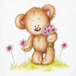 Мишка на лугу