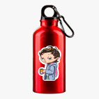 Металлическая бутылка 400 мл UV-DTF