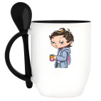 Кружка с ложкой