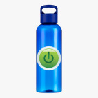 Прозрачная спортивная бутылка