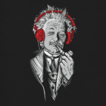 Albert Einstein relaxed