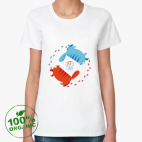 Женская футболка органик