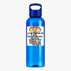 Прозрачная спортивная бутылка