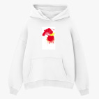 Толстовка худи оверсайз