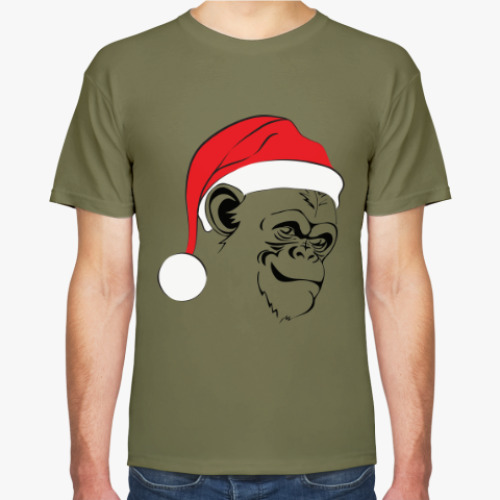 Футболка с принтом Bad Santa