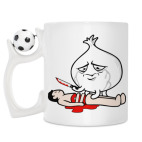 Кружка с футбольным мячиком