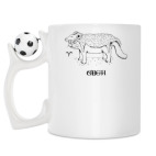 Кружка с футбольным мячиком