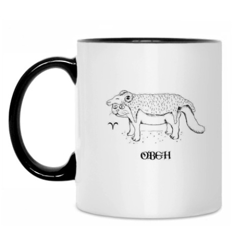 Кружка с принтом Овен