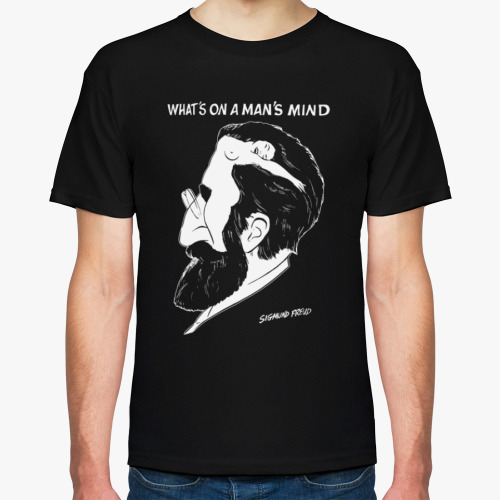 Футболка с принтом Зигмунд Фрейд