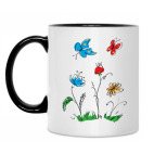 Кружка двухцветная