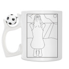 Кружка с футбольным мячиком