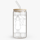 Банка с бамбуковой крышкой