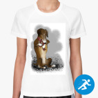 Женская спортивная футболка