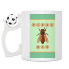 Кружка с футбольным мячиком