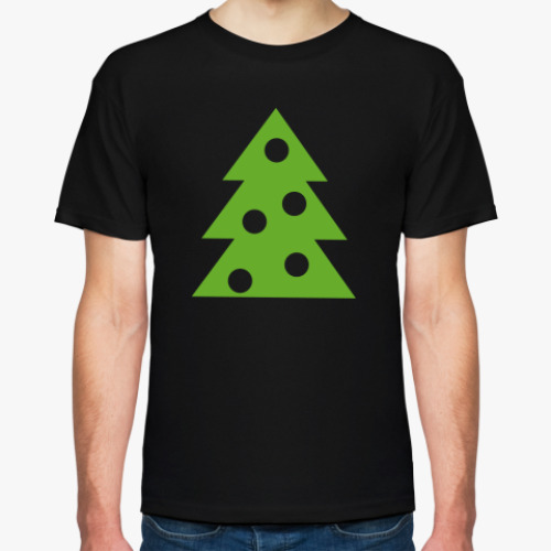 Футболка с принтом Ёлка