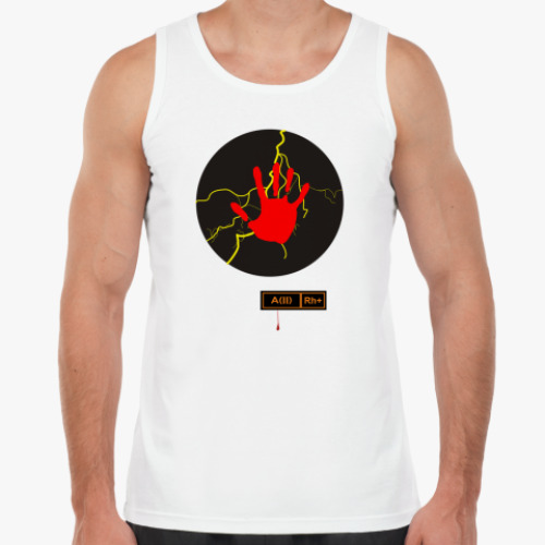 Майка с принтом Soldier