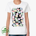 Женская футболка органик