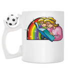 Кружка с футбольным мячиком
