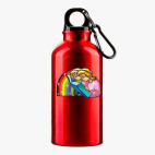 Металлическая бутылка 400 мл UV-DTF