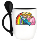 Кружка с ложкой