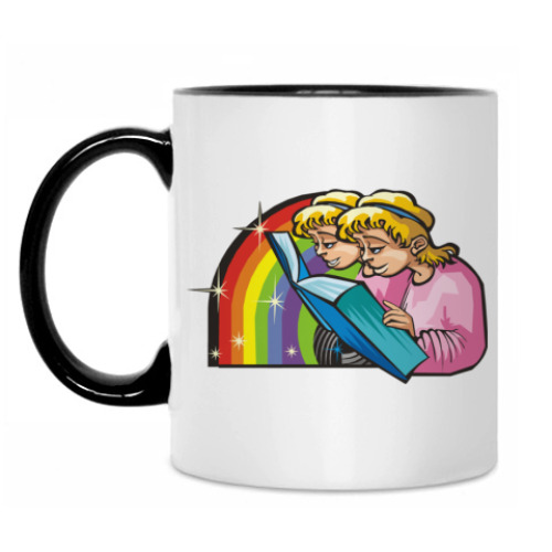 Кружка с принтом Знак зодиака- близнецы