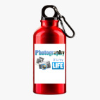 Металлическая бутылка 400 мл UV-DTF