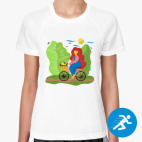 Женская спортивная футболка