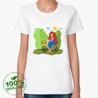 Женская футболка органик