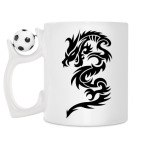 Кружка с футбольным мячиком