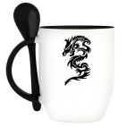 Кружка с ложкой