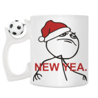 Кружка с футбольным мячиком