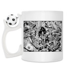 Кружка с футбольным мячиком