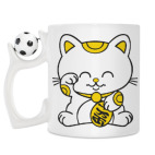 Кружка с футбольным мячиком