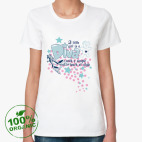 Женская футболка органик