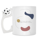 Кружка с футбольным мячиком