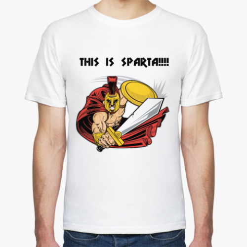 Футболка с принтом This is Sparta!