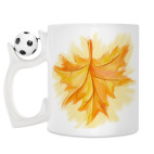 Кружка с футбольным мячиком