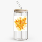 Банка с бамбуковой крышкой