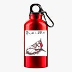 Металлическая бутылка 400 мл UV-DTF