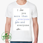 Мужская футболка органик