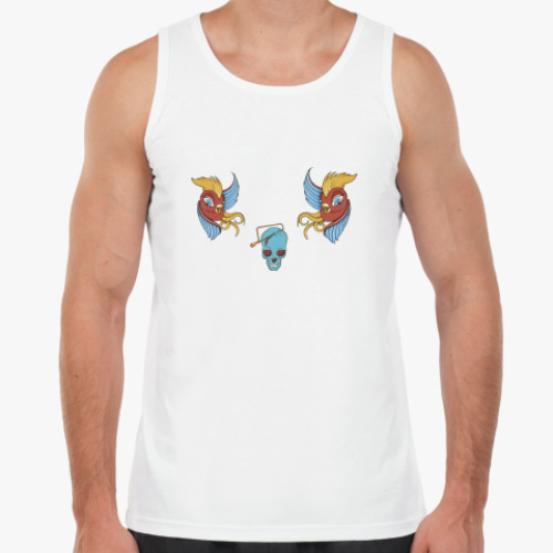Майка Skull / Blue skull 2
