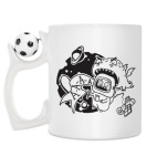 Кружка с футбольным мячиком