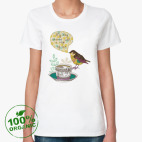 Женская футболка органик